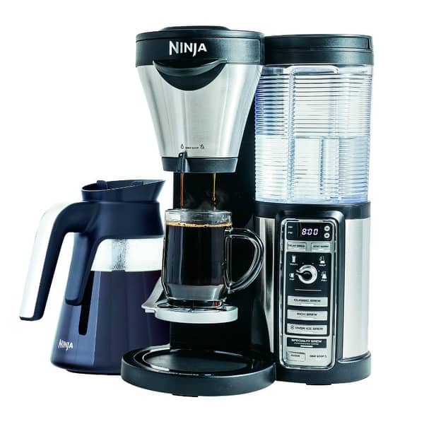 Ninja Coffee Maker Hot and Cold Brewed System CP307 Black Auto-iQ & Milk  Frother