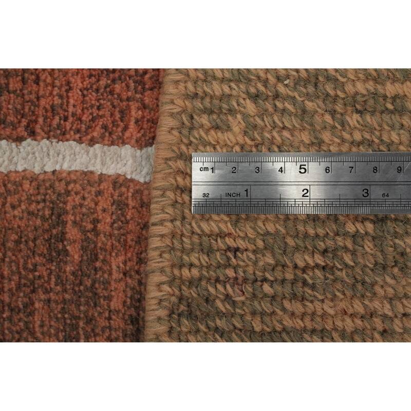 Modern Wool Gabbeh Oriental Runner Rug 3x8 - 7' 9'' X 2' 8''