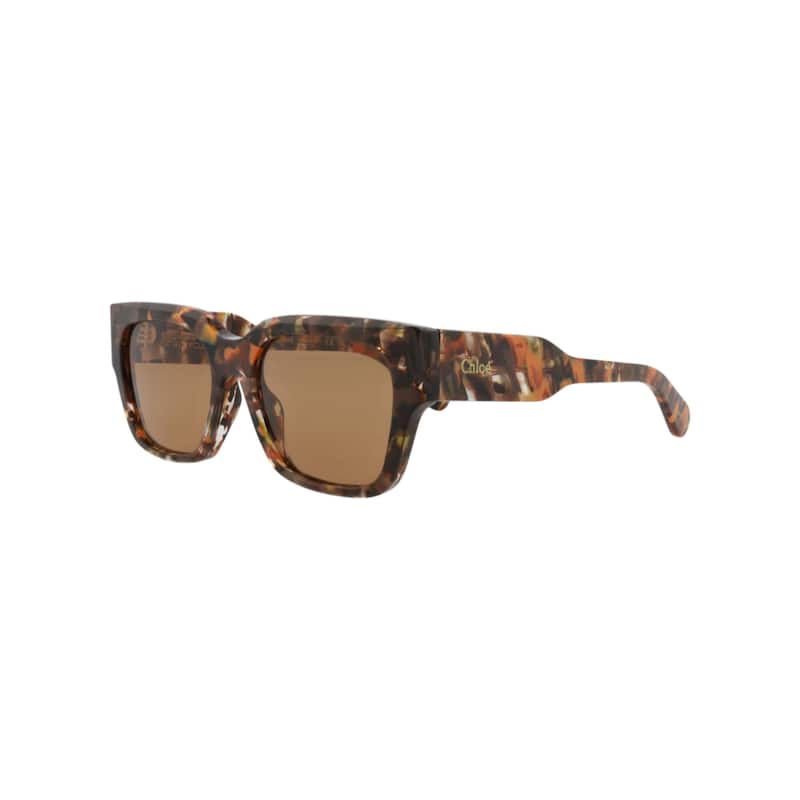 Chloé Square-Frame Recycled Acetate Sunglasses