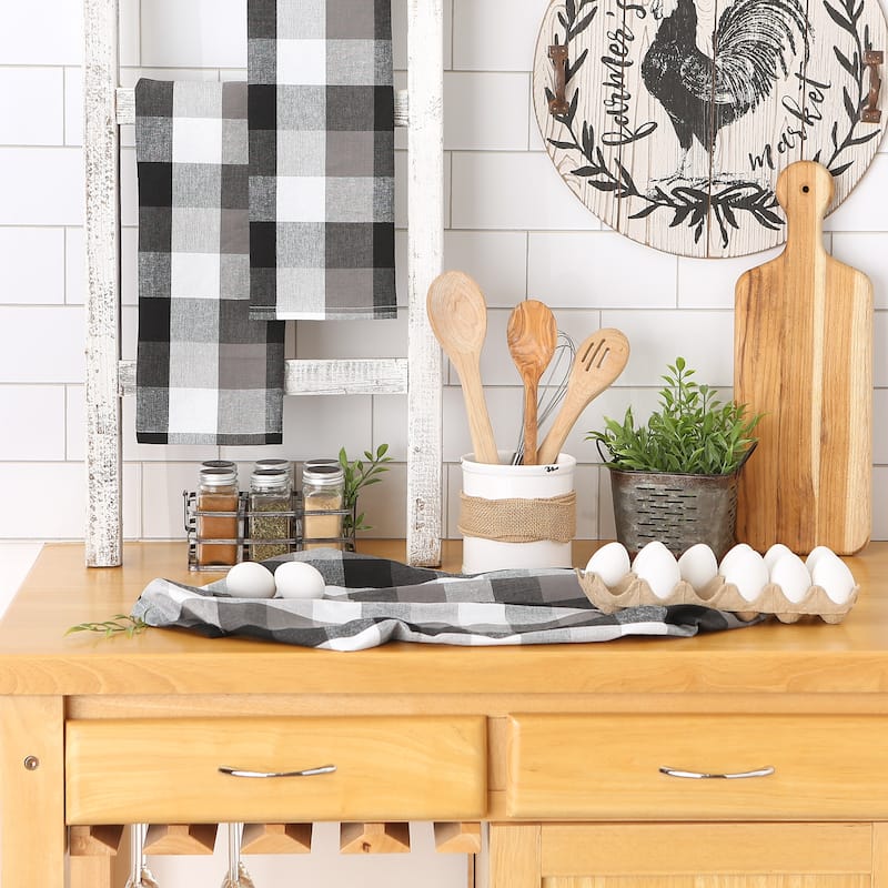 DII Tri Color Check Dishtowel (Set of 3)