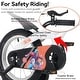preview thumbnail 24 of 25, 16in Sporty Kids Bike with Training Wheel and Stand Adjustable Saddle