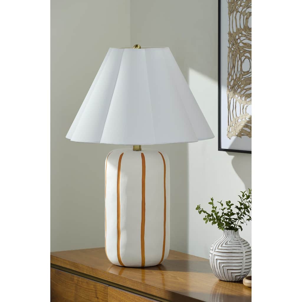 Livabliss Kinki Traditional Accent Table Lamp - 25"H x 18"W x 18"D