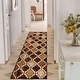 preview thumbnail 157 of 160, Superior Viking Contemporary Geometric Trellis Indoor Runner or Area Rug 2' 7" x 8' - Coffee