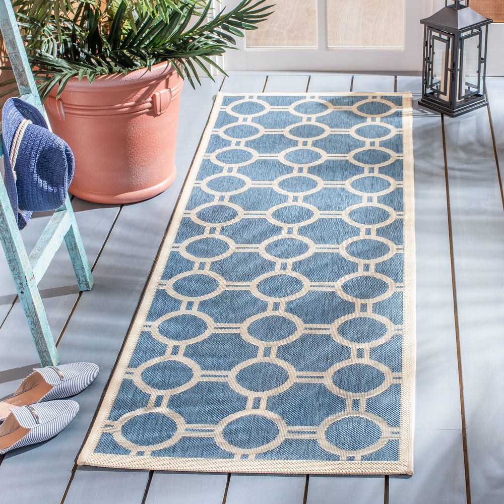 SAFAVIEH Courtyard Sweta Indoor/ Outdoor Waterproof Patio Backyard Rug