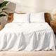 preview thumbnail 17 of 19, Bare Home Linen Sheet Set - Ultra-Soft Luxury California King - White
