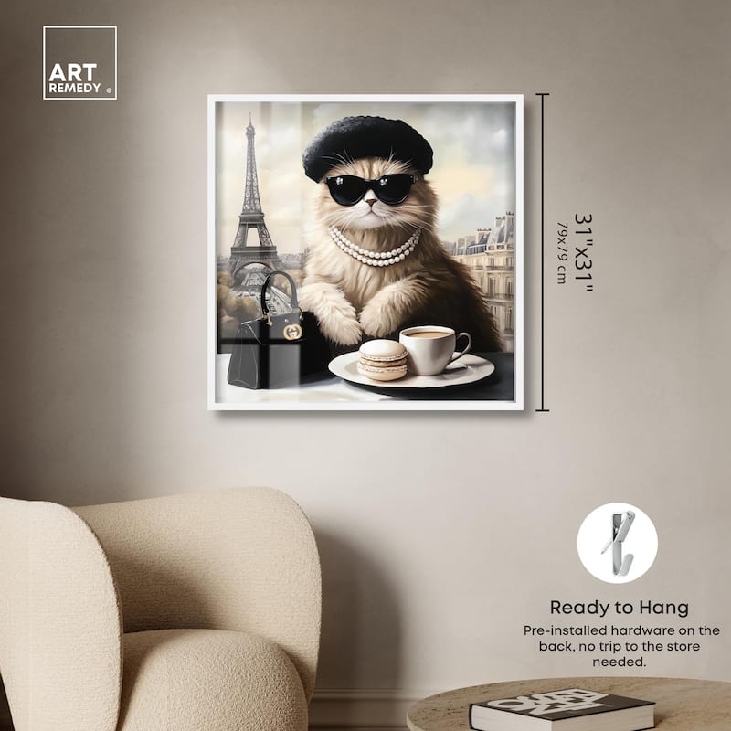 Cat in Paris Treats Shadowbox by Art Remedy