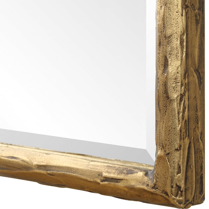 Uttermost Sutton Gold Vanity Mirror - 36.125'' H X 24.25'' W X 1.375'' D