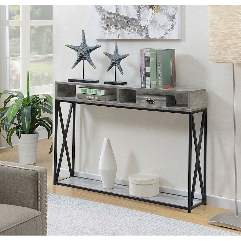 Convenience Concepts Tucson Deluxe Console Table with Shelf