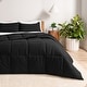 preview thumbnail 6 of 138, Bare Home Hypoallergenic Down Alternative Comforter Set Full - Black