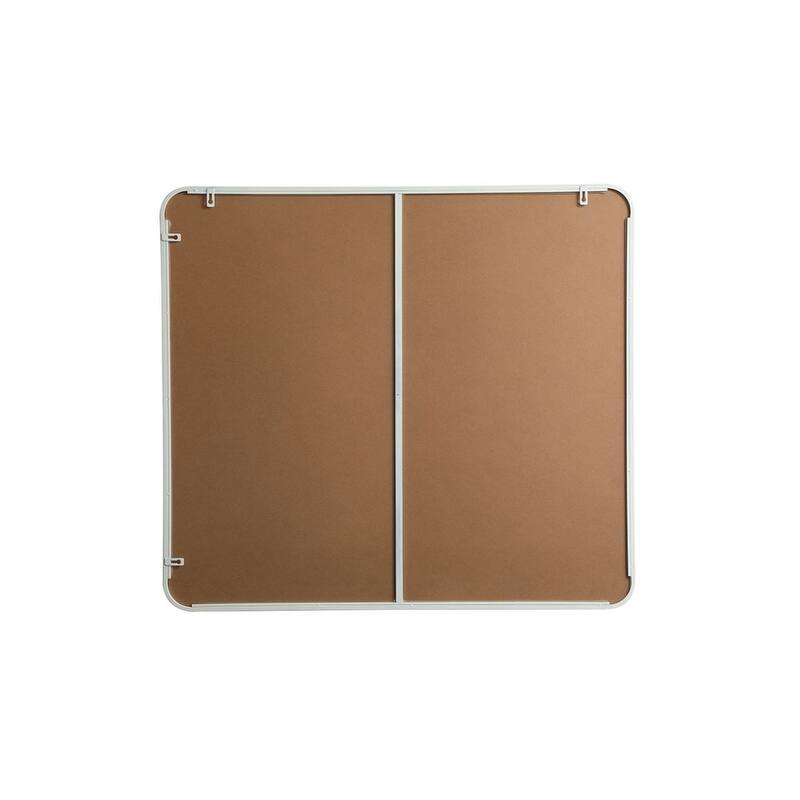 Ezra Soft Corner Metal Rectangular Mirror