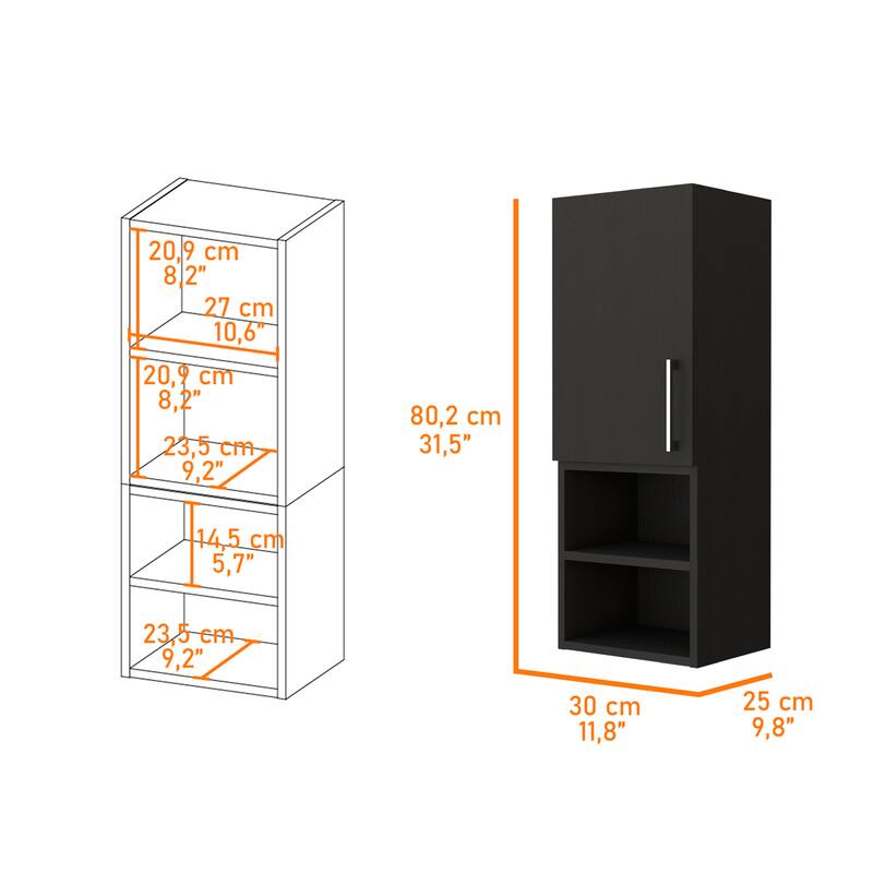 2-Shelf Medicine Cabinet