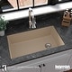preview thumbnail 42 of 65, Karran Undermount Quartz 32 in. Single Bowl Kitchen Sink Kit