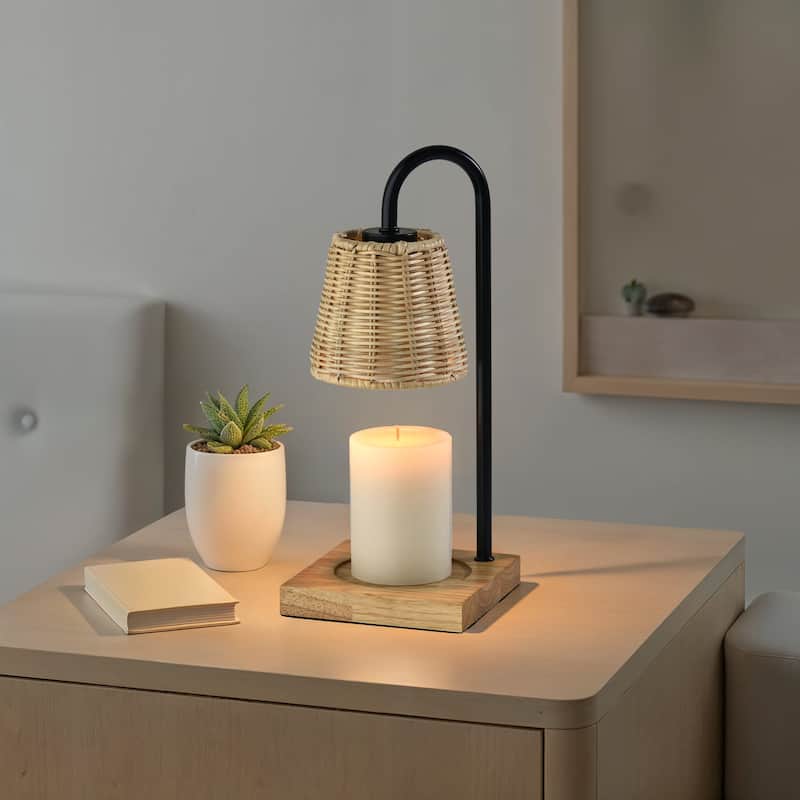 Ridgley Candlewarmer Lamp with Timer - Dimmable Wax Melt Heater, 3 Lighting Modes & Auto Shutoff