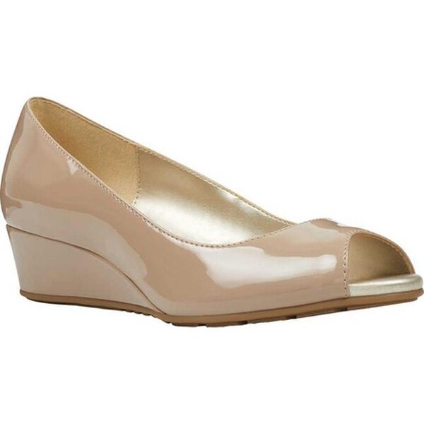 bandolino open toe wedge