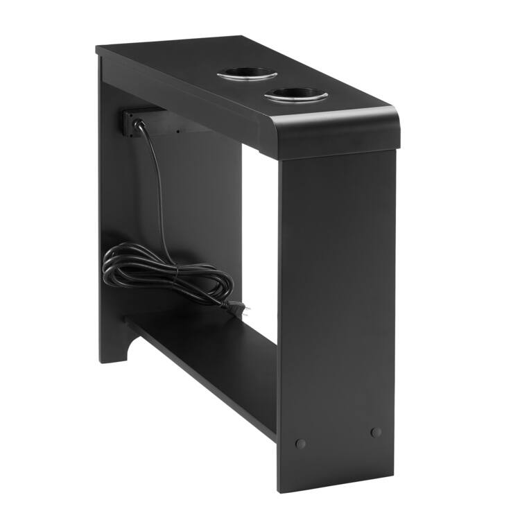 Nightstand with Charging Station - End Table with USB Ports & Outlets