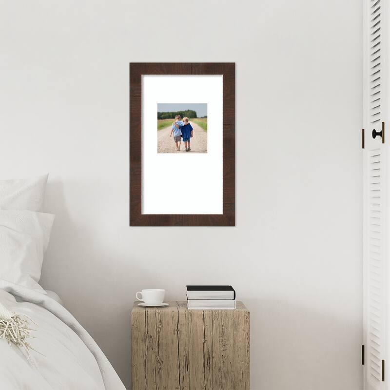 Wildwood Brown Narrow Framed Picture Frame, Photo Frame