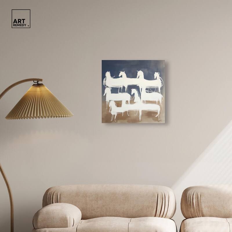 Phantom Herd Canvas by Art Remedy, Gallery Wrapped