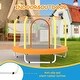 preview thumbnail 14 of 28, 55'' Kids Trampoline with Basketball Hoop and Safety Enclosure
