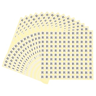 Letteris Small R Sticker Alphabet Stickers, Self-Adhesive Small Round Letter Paper Stickers ...