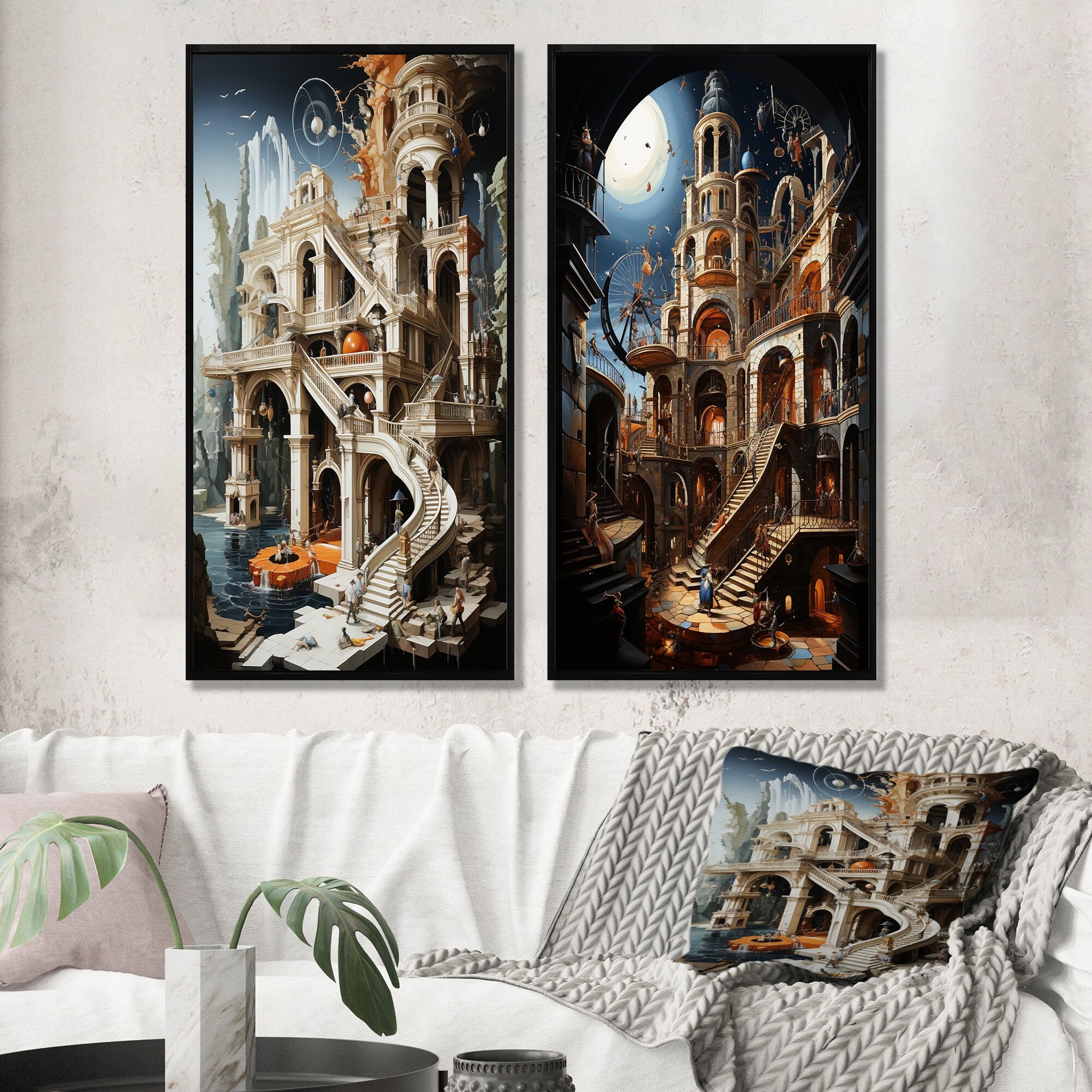 castle living room drawing