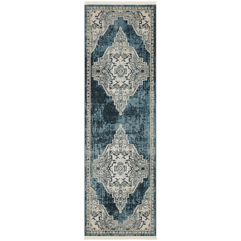 Nourison Geneva Traditional Bordered Area Rug.