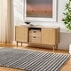 preview thumbnail 1 of 4, Livabliss Jean Recycled Cotton & Jute Boho Diamond Area Rug Black/Ivory - Rectangle - 2' 3" x 3' 9"