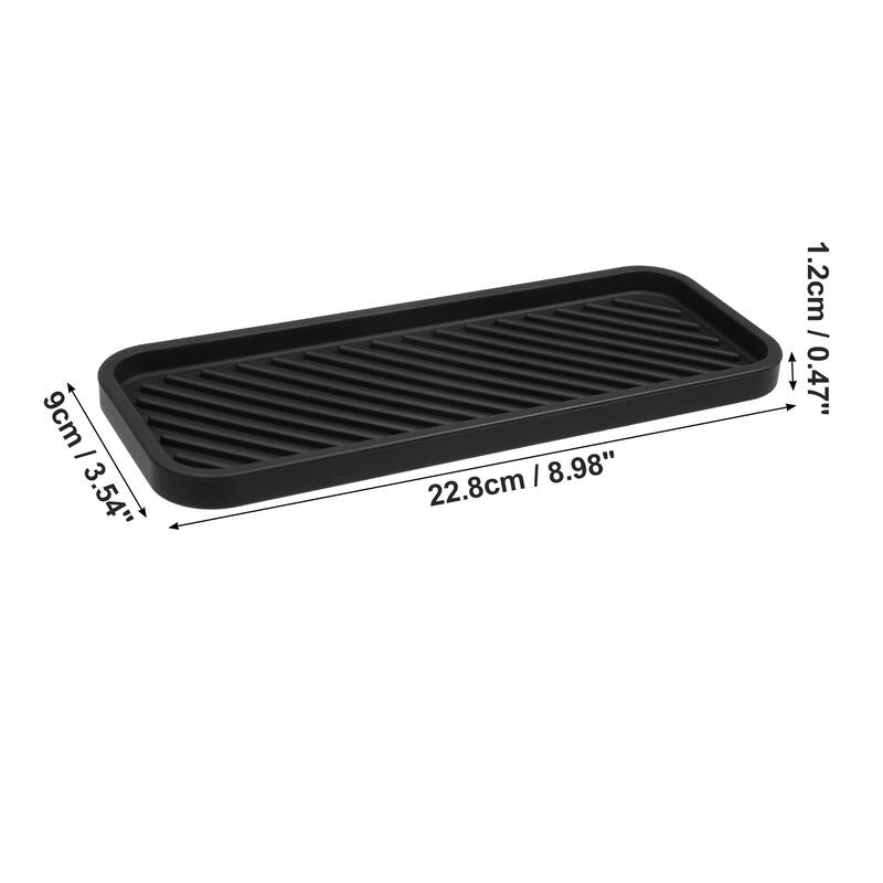 Soap Dish Keep Soap Dry for Home Bathroom Kitchen Silicone 22.8x9cm