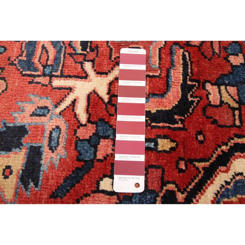 ECARPETGALLERY Hand-knotted Sarabi Red Wool Rug - 10'0 x 13'1