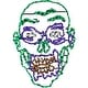 preview thumbnail 1 of 1, Haunted Hill Farm Halloween Indoor/Outdoor Zombie Face LED Light (28 in. x 41 in.)