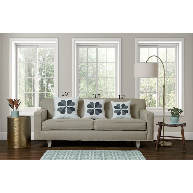 Lucky Clover St. Patrick's Day Indoor/Outdoor Throw Pillow