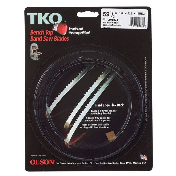 Shop Olson Saw Wb55759bl Tko Special Band Saw Blade 59 1 2