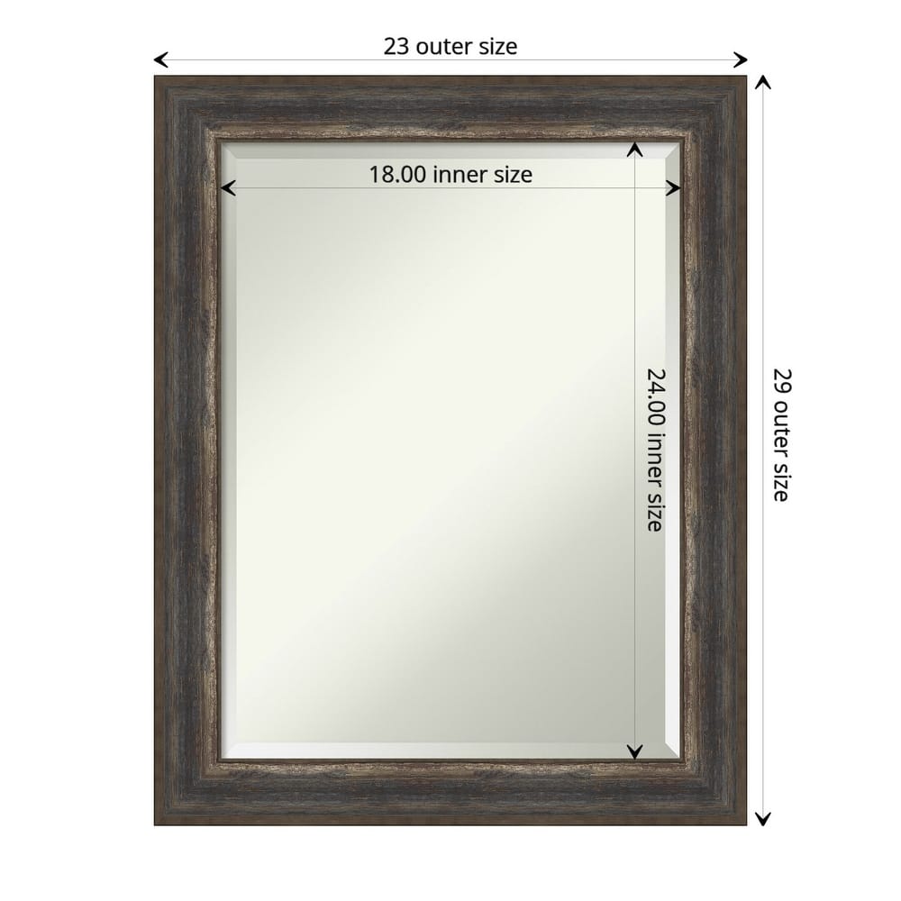 Beveled Bathroom Wall Mirror - Alta Frame