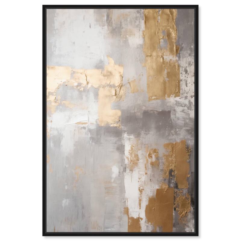 Woven Reminiscence II Canvas by Art Remedy - Black - 30" x 45"