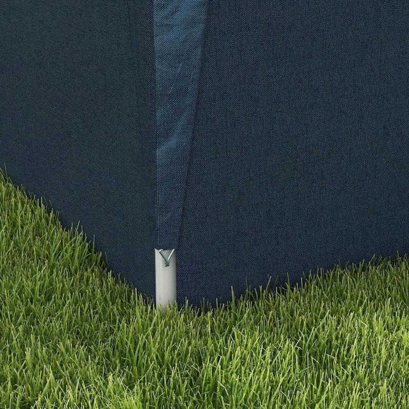 10' x 19.5' Pop Up Canopy Tent Height Adjustable, Leg Weight Bags, Bag