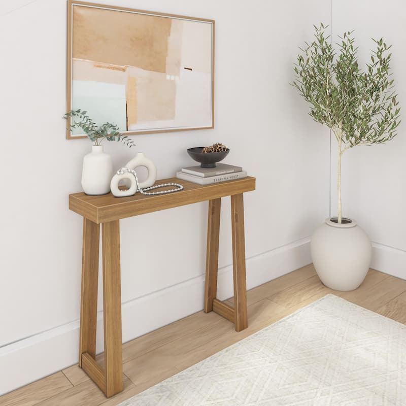 Plank and Beam Classic Console Table - 36" - Pecan