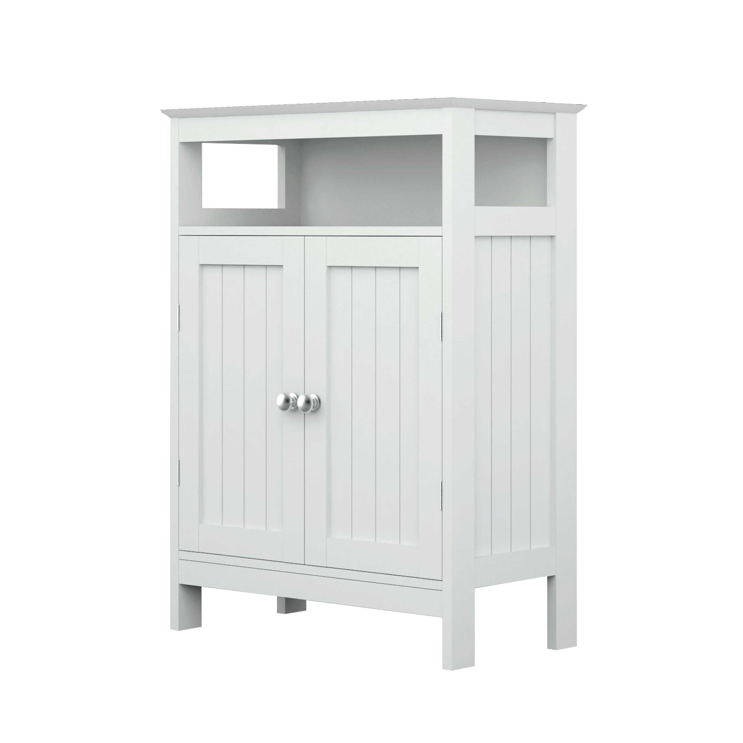 Bathroom standing storage with double shutter doors Bed Bath
