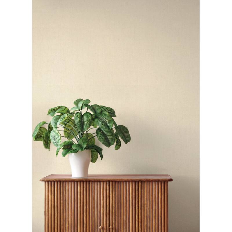 A-Street Prints Naim Bone Solid Texture Wallpaper