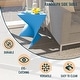 preview thumbnail 166 of 184, Randolph Indoor Side Table - Lightweight Triangular Design Accent End Table for Home Office Living Room and Bedroom, No Assembly