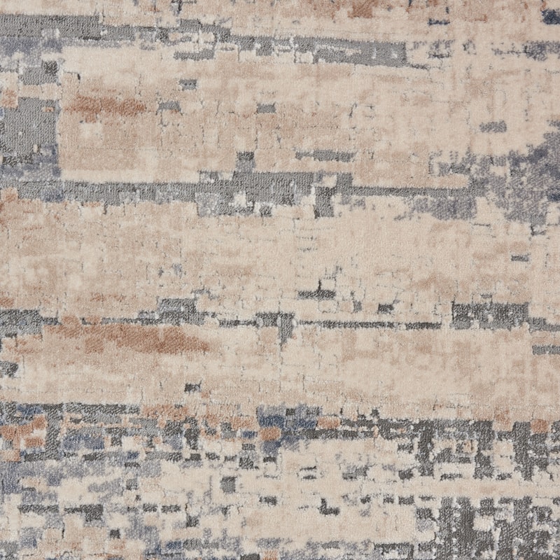 Rustic Textures Modern Country Abstract Area Rug