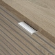 preview thumbnail 5 of 7, Merk Brown Nightstand 2 Drawers