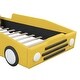 preview thumbnail 18 of 16, Unique design Wooden Twin Size Race Car-Shaped Kids Bed Platform Bed with Wheels, Red