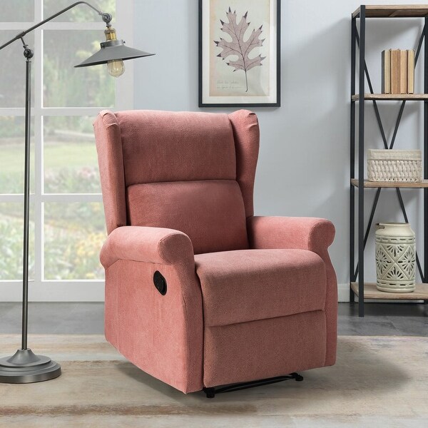 Shop Victoria recliner chair with wingback Overstock 32018446