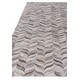 preview thumbnail 3 of 2, Natural Hide hand-tufted Leather Hide Silver Area Rug