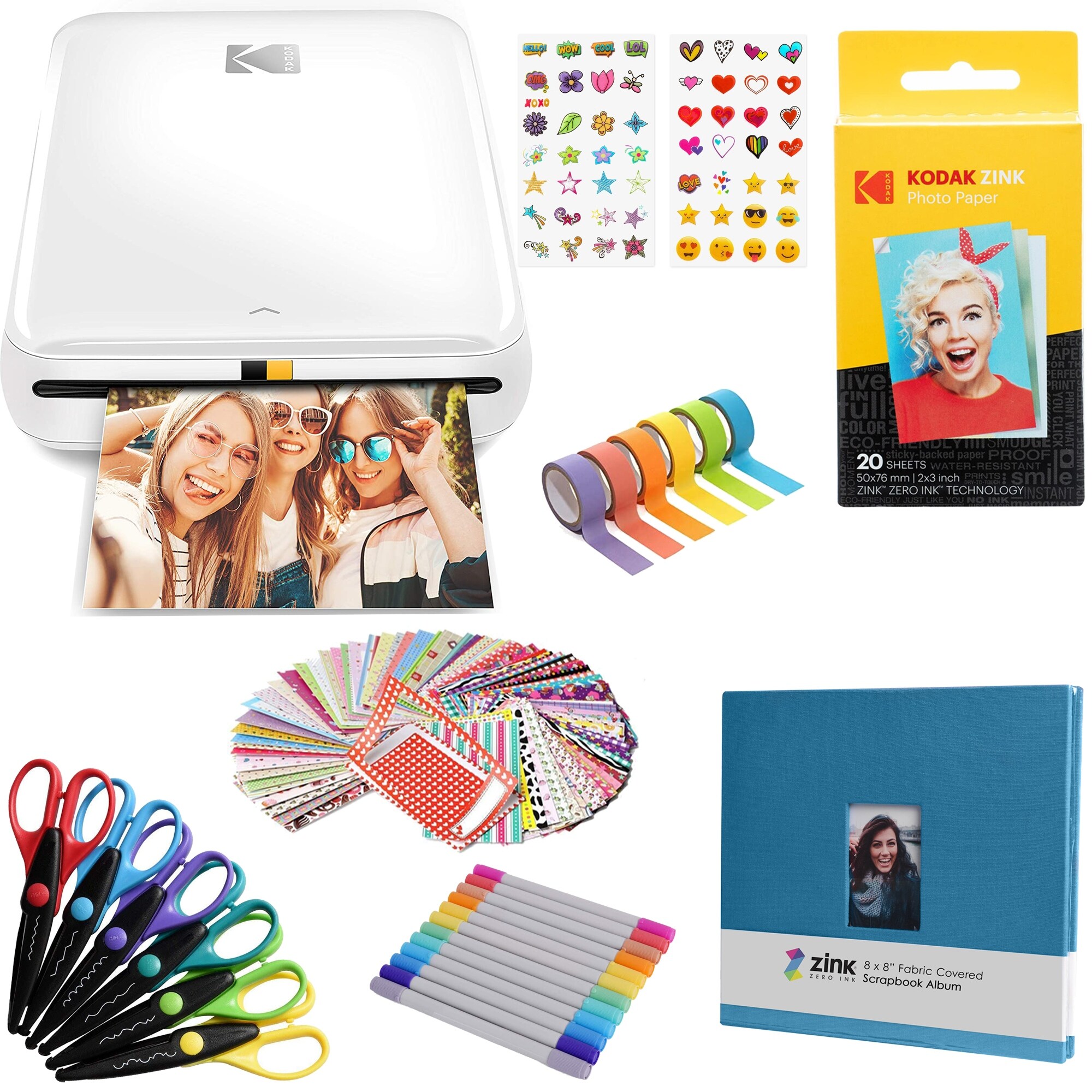Kodak Step Slim Instant Mobile Photo Printer – Wirelessly Print 5,1 X 7 Cm Photos On Zink Paper With Ios Android Devices