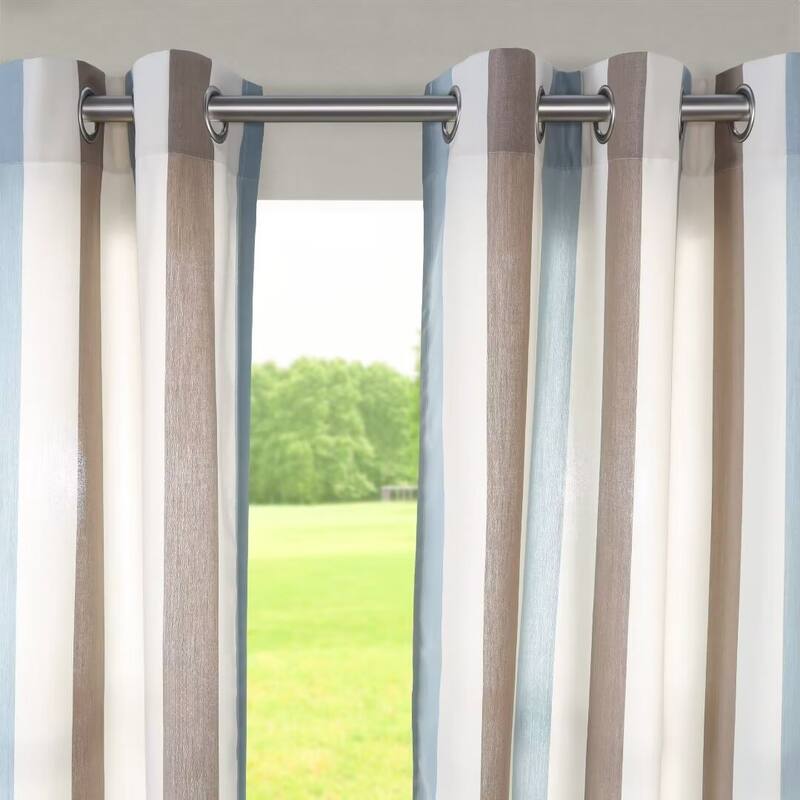 Wonderland Stripe Outdoor UV Protected Privacy Panel