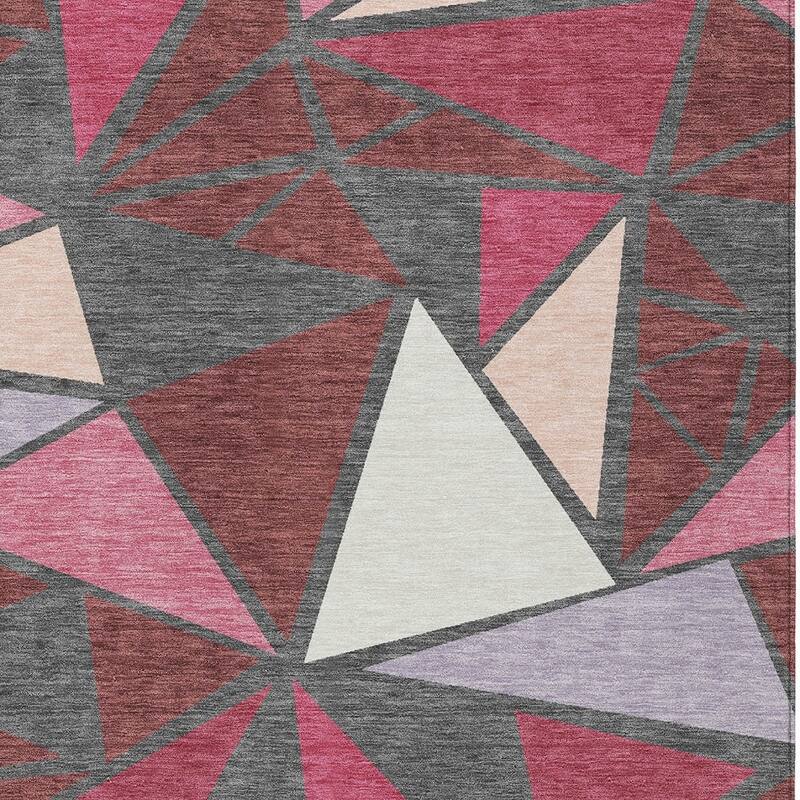 HomeRoots Geometric Transitional Rectangle Outdoor Rug