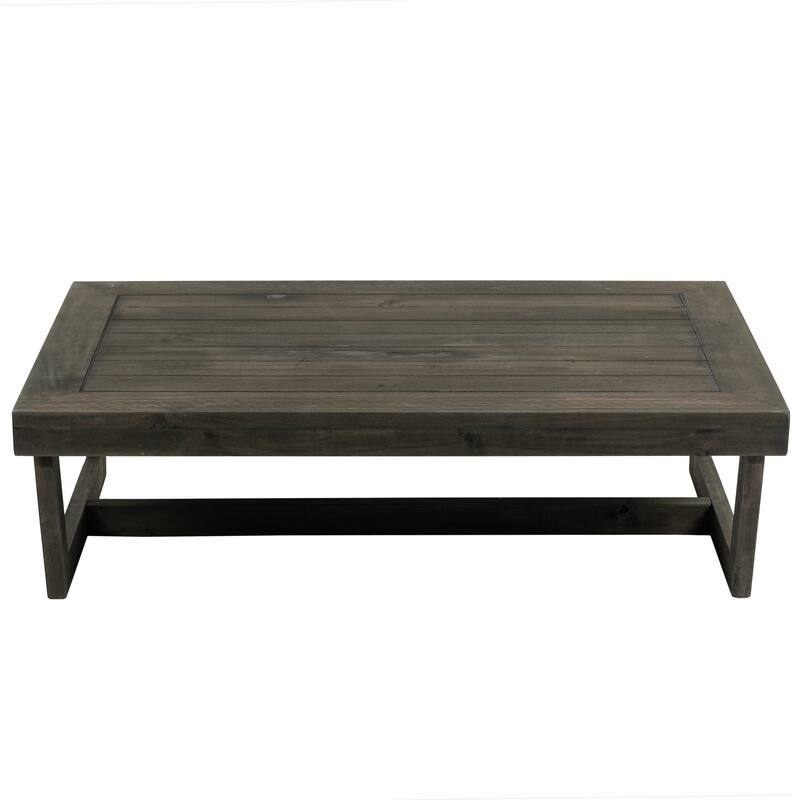 Rectangular Teak Outdoor Coffee Table for Patio