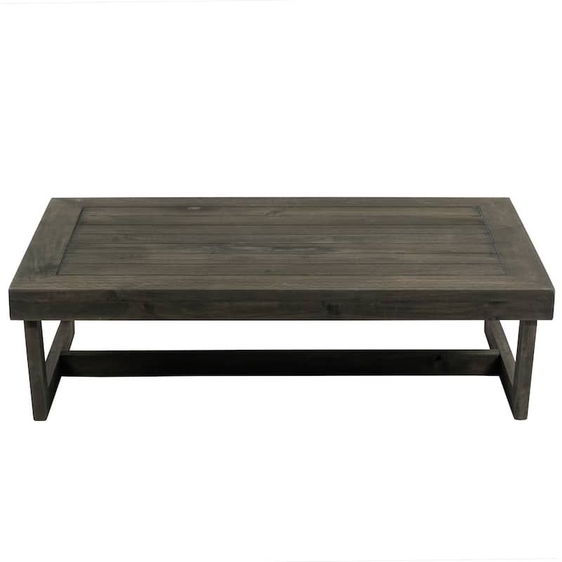 Sectional Wood Furniture 2 Seat Armless Patio Sofa