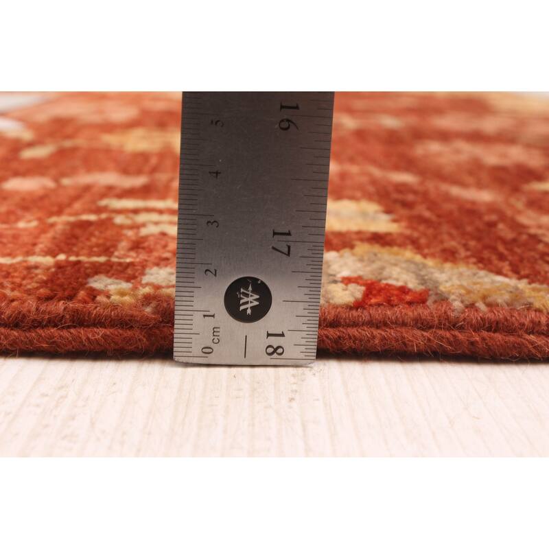 ECARPETGALLERY Hand-knotted Peshawar Ziegler Dark Copper Wool Rug - 8'0 x 9'9