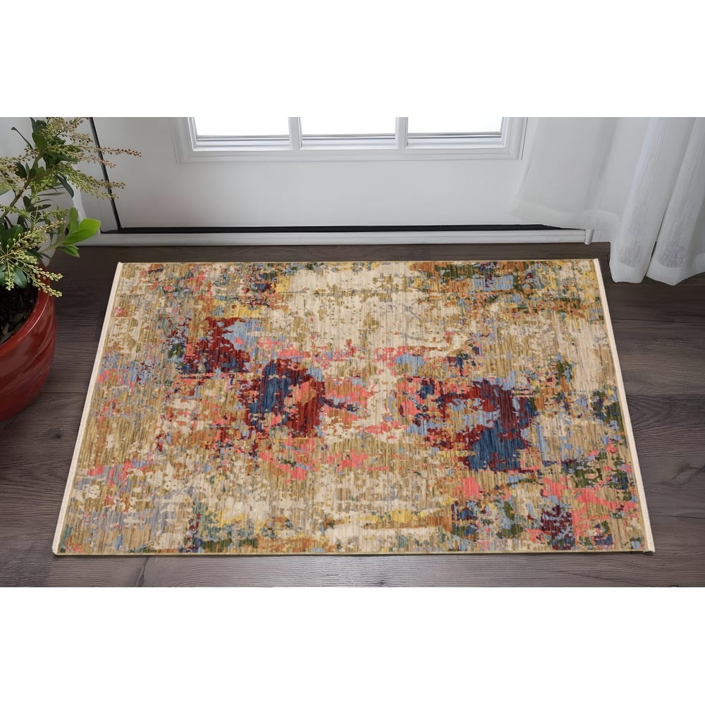 HomeRootsAbstract Modern Rectangle Area Rug